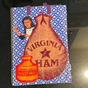 Joe's Jeans Purple and Brown Tote